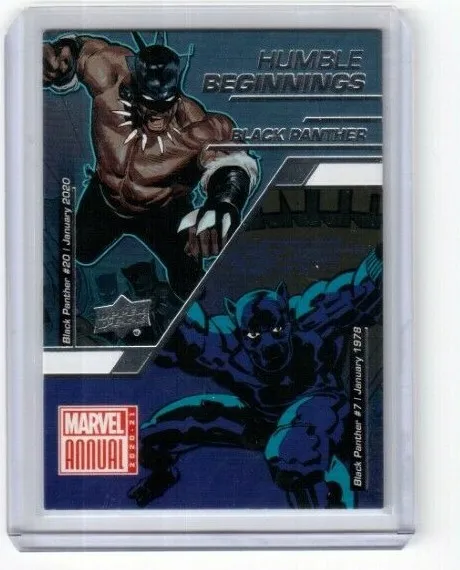 2020-21 Marvel Annual Humble Beginnings Card # HB-4 Black Panther