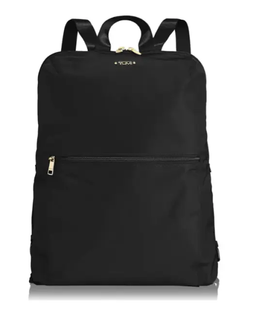 Tumi Voyageur Just In Case Black Nylon Travel Backpack 66806