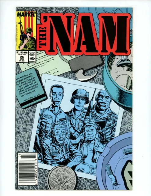Nam #26 Comic 1989 VF- Doug Murray Wayne Vansant Marvel Comics