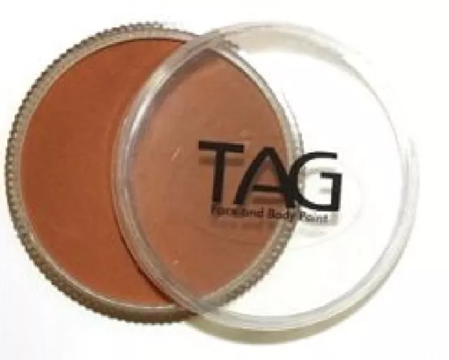 TAG Body Art 32g Pot Regular Mid Brown Professional Face and Body Paint -Make up