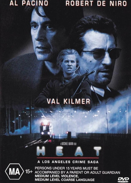 HEAT A Los Angeles Crime Saga DVD 1995 Movie Al Pacino Robert De Niro