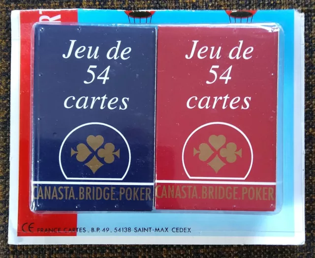 Un Lot De 2 Jeux De 54 Cartes - Neufs Sous Blister