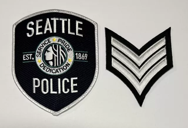 New Style Seattle Police Spd Washington Wa Patch Service Pride Dedication Sgt