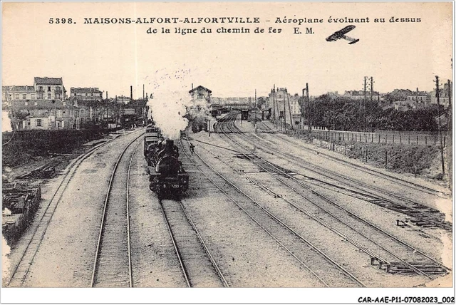 CAR-AAEP11-94-1033 -MAISONS-ALFORT-ALFORTVILLE - aeroplane - Train - C
