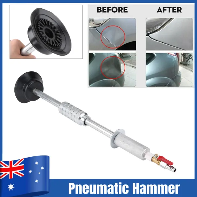 Air Pneumatic Auto Body Dent Puller Repair Tool Vacuum Suction Cup Slide Hammer