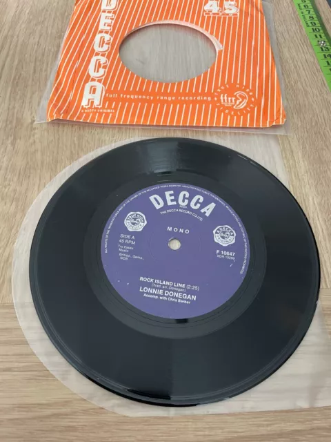 Vinyl 7" Single: Lonnie Donegan 'Rock Island Line' Reissue