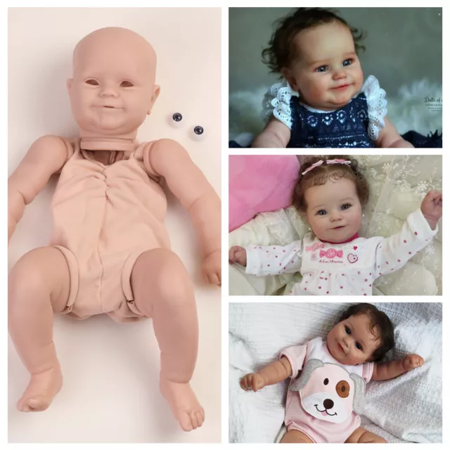 20" Reborn Baby Dolls Kits Realistic Newborn Unpainted Vinyl Silicone Parts DIY