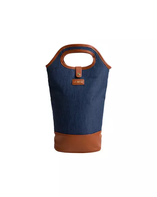 Tempa Avery Insulated Double Wine Bag - Navy