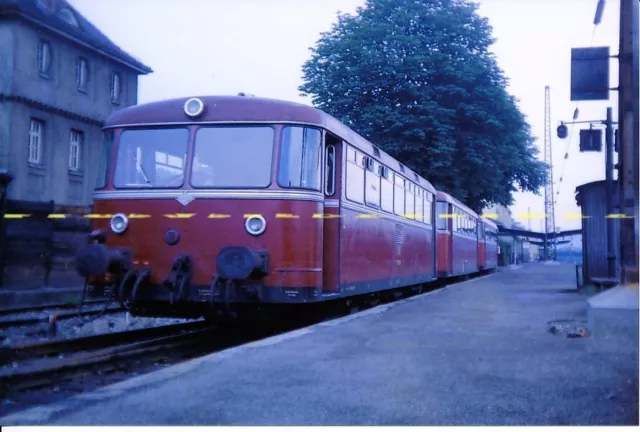 Farb-Foto DB Schienenbus VT 797 503 Tübingen Hbf 1971