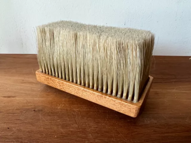 Vtg Ralph Lauren Wooden Brush Natural Bristle Clothing Shoe Buffer Wood Handle