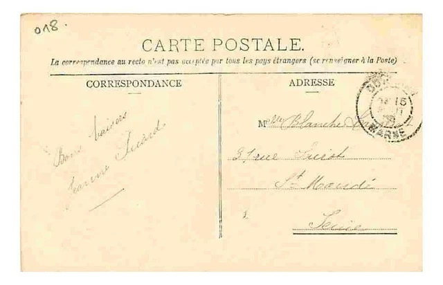 51 - Dormans - Place du Marche - Animee - 1905 round obliteration - CPA - Voi 2