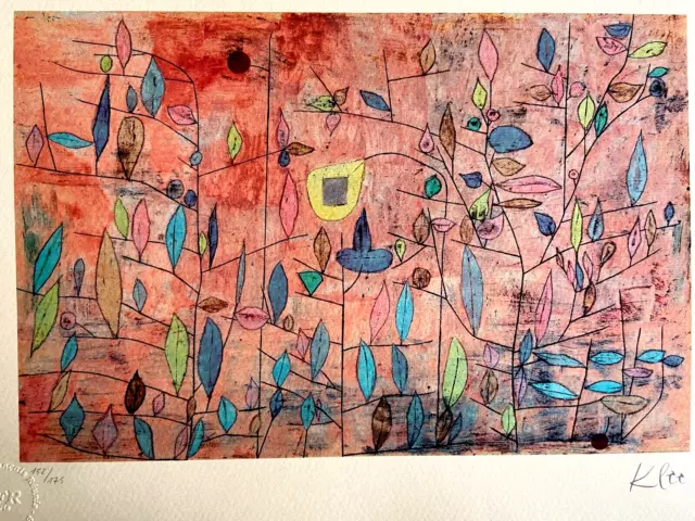 Paul Klee - Litografía 1987 (Kandisky Chagall Mondrian Matisse Cézanne Albers)