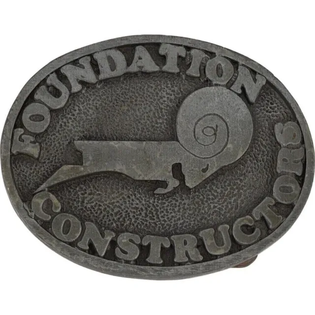 New Foundation Constructors Northern California Oakley NOS Vintage Belt Buckle