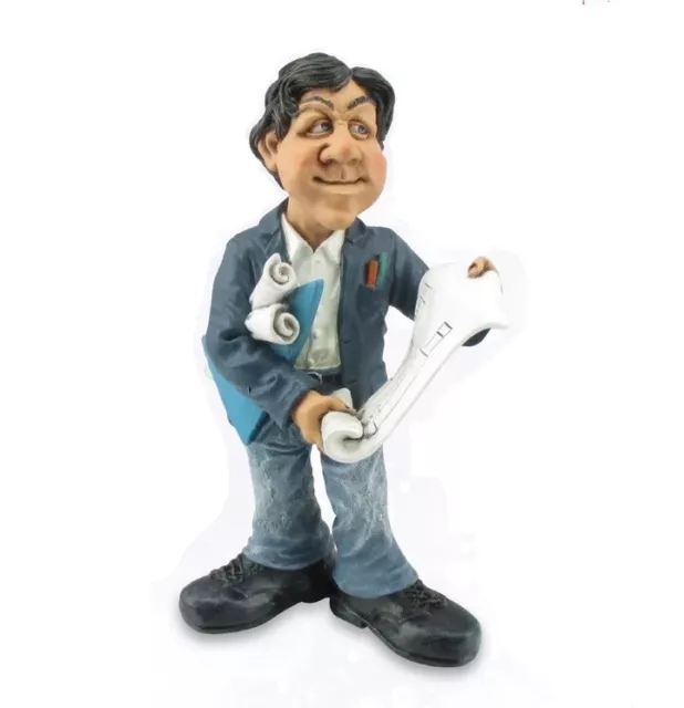 Statuetta Mestieri Funny Collection Les Alpes Architetto 014 99510 Figure da Col