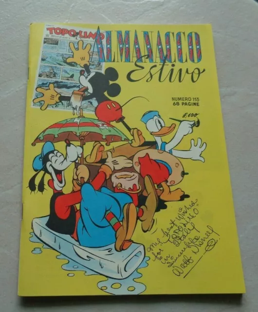 Topolino "Almanacco Estivo " Albo D'oro N°113 Di 68 Pagine Del 1948 Anastatica