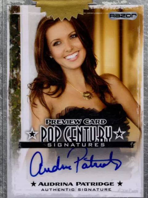 B4380- 2010 Leaf Pop Century Signatures Previews #2 Audrina Patridge Auto -NM-MT