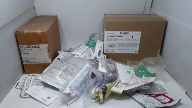 Lot of New Unopened Surgi Pen Kit Dressing Forceps Syringe Wrench Sets and More