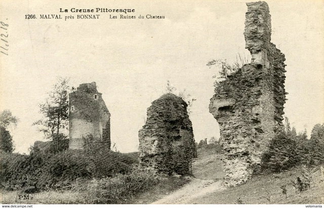 Carte Postale Ancienne CPA 23 - Crozant Les Ruines (Creuse) - Années 1900