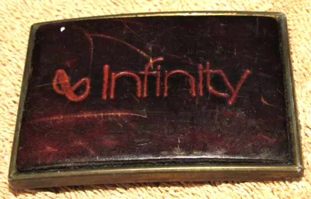 Vintage Infinity Pro Audio Belt Buckle - Stereo #1