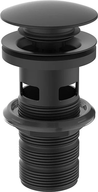 Ideal Standard Push-Open, schwarz matt, mit Überlauf