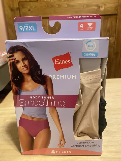 HANES WOMENS PREMIUM Cotton Stretch Hi-Cuts Underwear Panties 6-Pk $10.00 -  PicClick