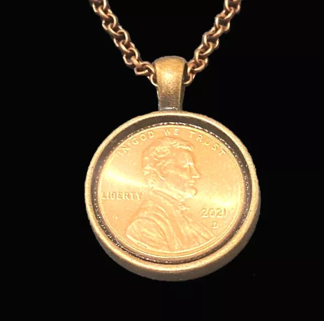 Penny Cent Necklace or Keyring Made From Your Choice of Years 1940-1969