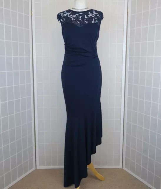 Lipsy sequin built up asymmetric maxi dress online