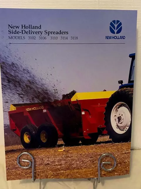 New Holland Side- Delivery Spreaders Brochure Flyer 1997