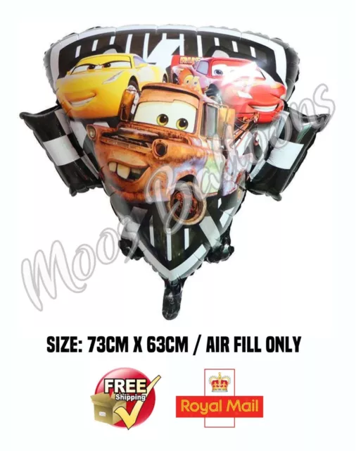 New Disney Cars shape balloons For kids party decoration Free P&P - UK Seller