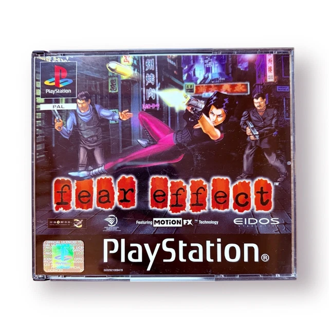 Jeu Fear Effect - PlayStation 1 PS1 - Version PAL Complète (CIB) Avec Boîte Et Notice - Très Bon état