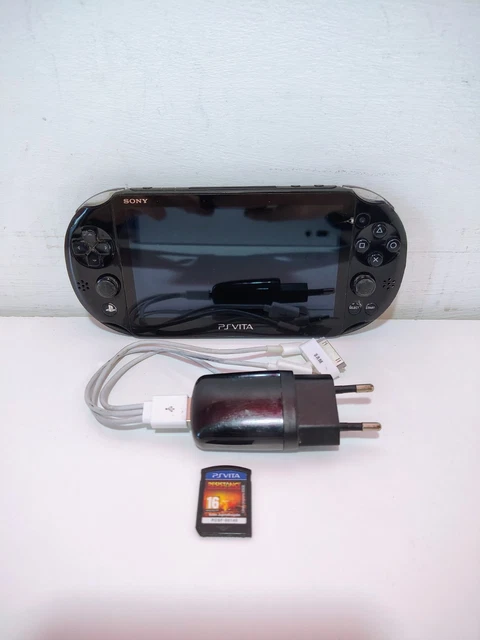 SONY PLAYSTATION VITA (PS Vita) (Black OLED) Model PCH-1001 COMPLETE IN