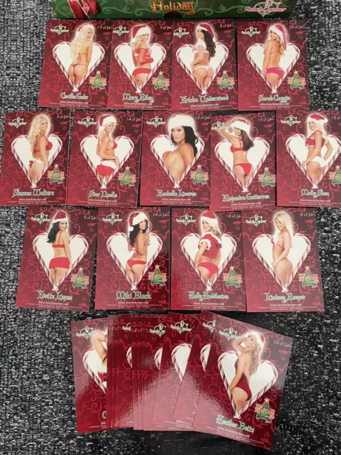 HOT Benchwarmer Cards Holiday 2006 Complete 24 Card Set X Mas Sexy Bikini Girls 2