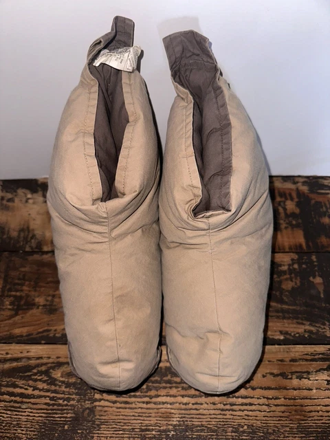 DUVET DUCK DOWN Pull On Indoor Slipper Boots Camping Booties Winter Warm Socks 23.51 PicClick UK