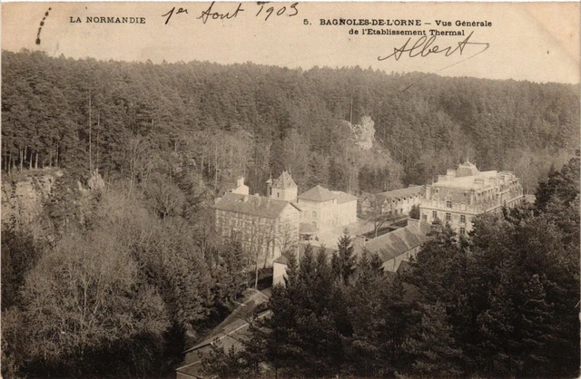 CPA BAGNOLES-de-l'ORNE - Vue Générale de l'Etablissement Thermal (355355)