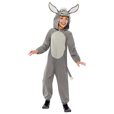 Child Donkey Tabard Fancy Dress Nativity Costume Animal Boys Girls Book Day Week