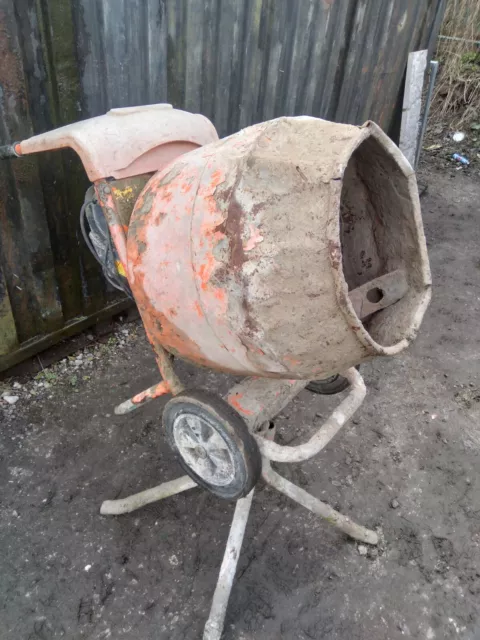 BELLE Minimix 150 Cement Mixer Electric 240v With Stand #2