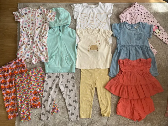 Baby Girls Clothes Bundle Summer Outfit Dress Jumpsuit 18-24 Months 1-1.5 Years