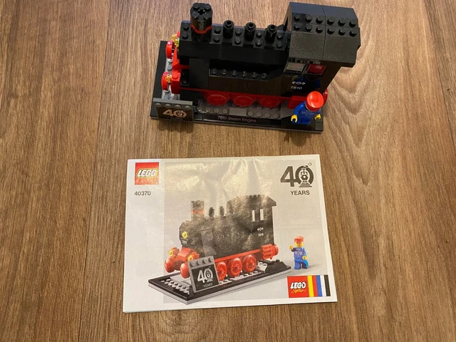 LEGO 40370 40 Years Train Steam Engine Locomotive Set £15.00 - PicClick UK