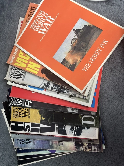 HISTORY OF THE second world war magazines volume 1 £5.99 - PicClick UK