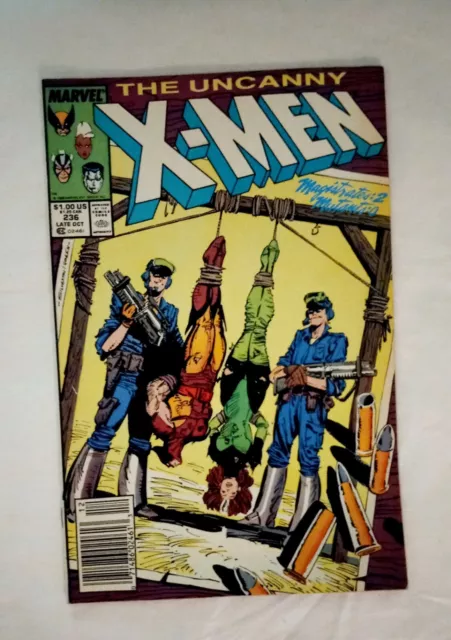 Uncanny X-Men #236 - 1988 First Appearance of the Genegineer Newsstand  Edition