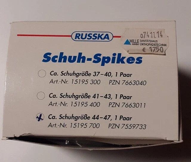 Russka Schuh Spikes GR.44/47 Neu