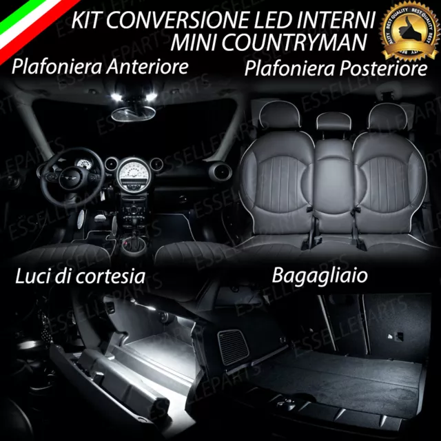 Kit Full Led Interni Mini Countryman Kit Completo 6000K Canbus 100% No Error