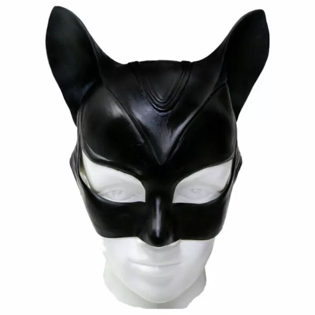 Batman Catwoman Maske Latex Helm Halloween Cosplay Requisiten Superheld Returns