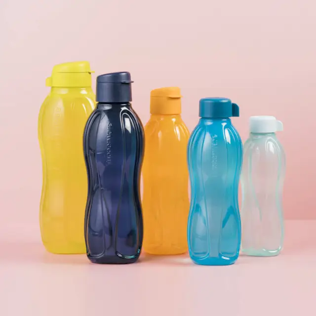 Tupperware Eco Easy Trinkflaschen in Versch. Formen und Farben, Aroma Plus Stäbe