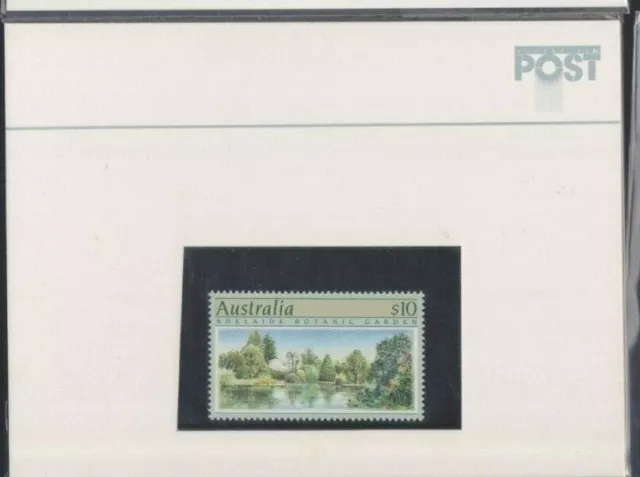 1989 Garden Series Australia Adelaide Botanic Gardens $10 Stamp MUH in Card