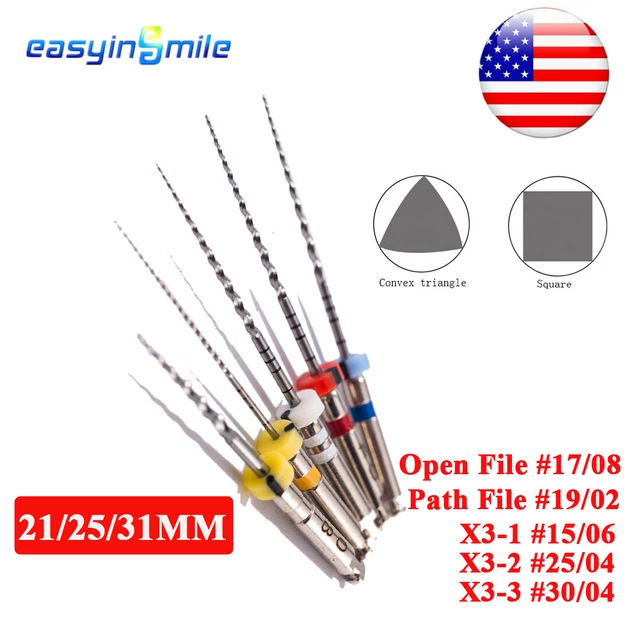 ENDODONTIC DENTAL ENDO files NITI rotary files for root canal curval ...