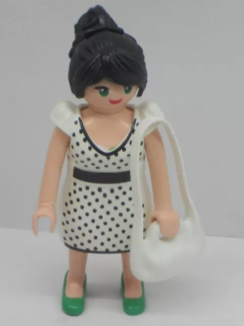 Junge Frau mit Tasche und Kleid zum anziehen ++ Sammlung ++ Figur ++++ Playmobil