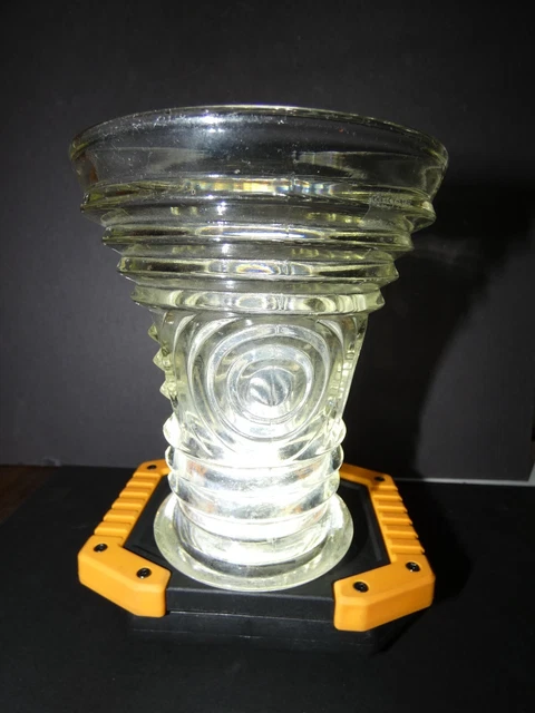 ANCIEN GRAND PLAFONNIER Globe building en Verre Art Déco EUR 120,00