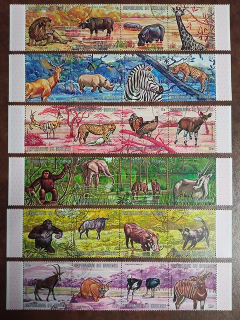 1971 Burundi, African Animals, Canceled/֎, ME 6,-