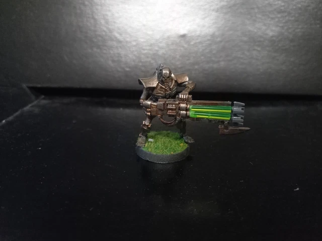 GW Warhammer 40K – 5 Necrons Immortals Avec Tiges Vertes – Metal